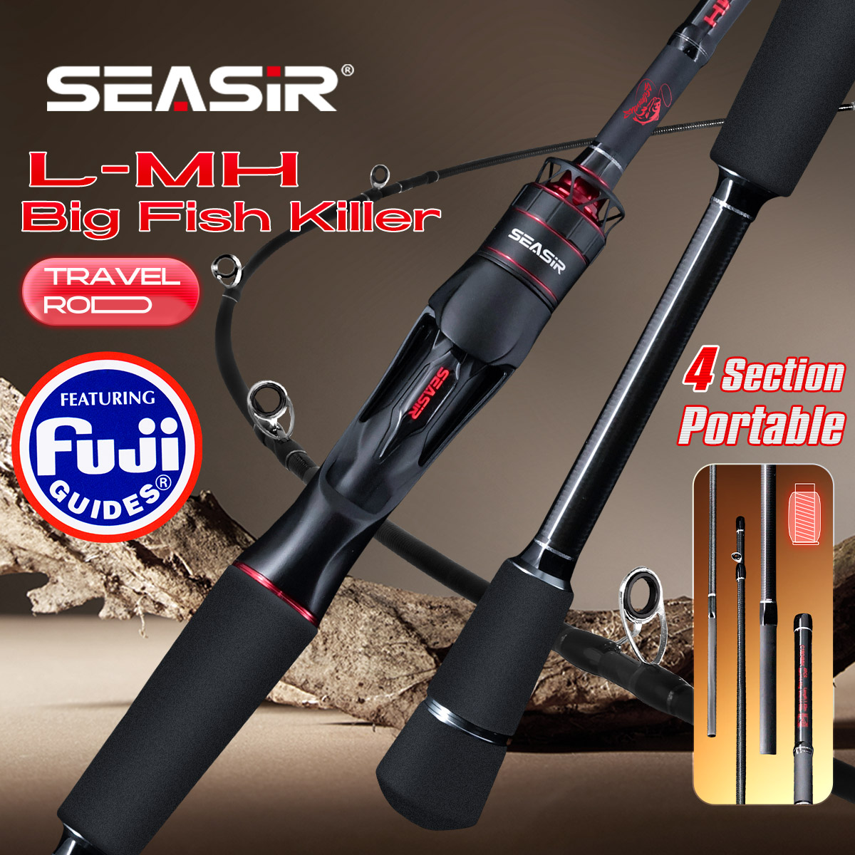 Kastking Reel Zephyr - Seasir Salminus XF M/MH canne à