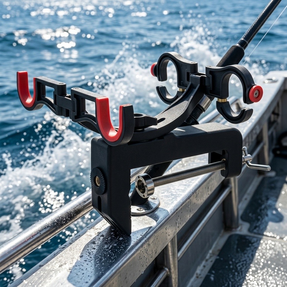 Support de canne à pêche doubl - Fishing Rod Boat avis et prix