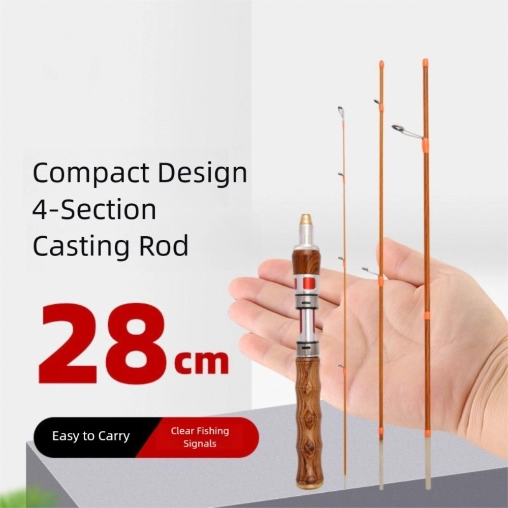 Canne à pêche spinning en 4 se - Fishing Rod Carbon Fiber avis et prix