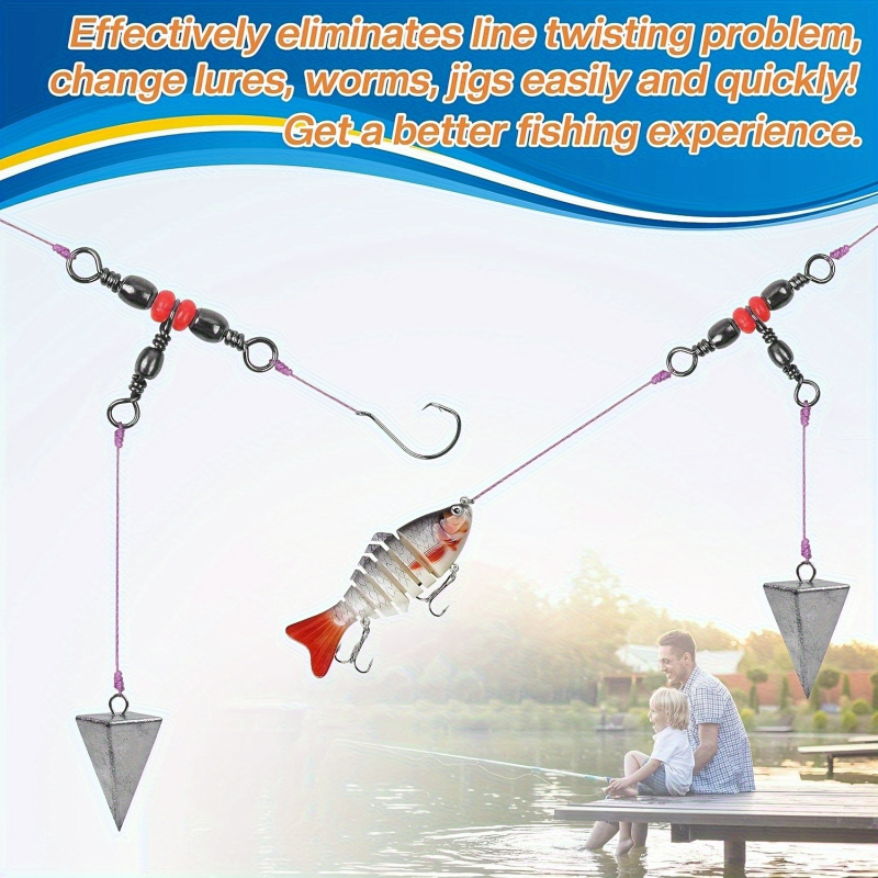 Émerillons de pêche à 3 voies, - Fishing Rod Building Kit avis et prix