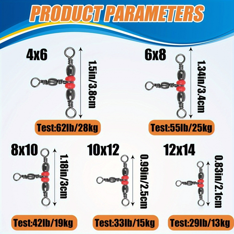 Émerillons de pêche à 3 voies, - Fishing Rod Building Kit avis et prix